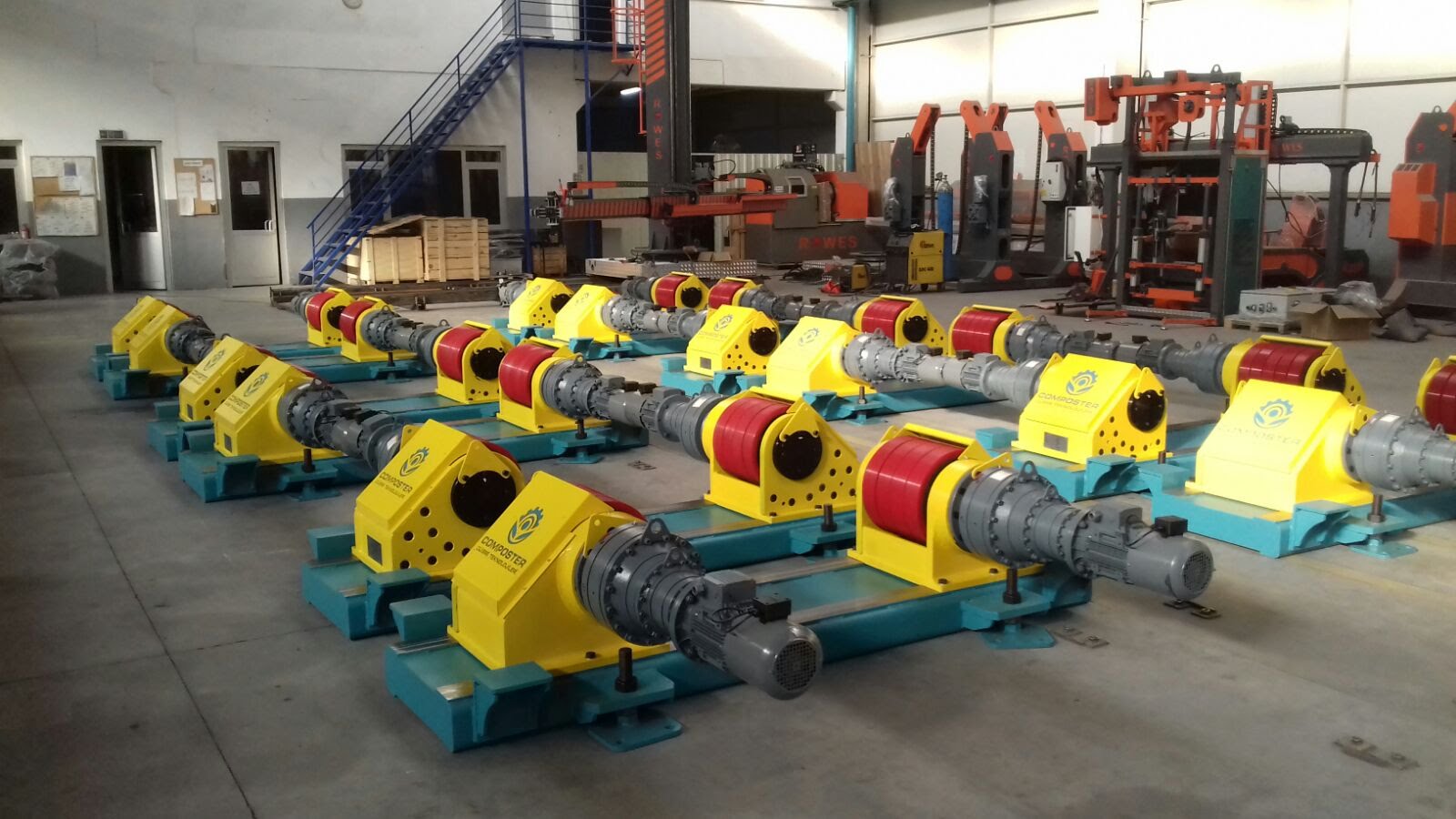 Bioreaktör kompost tamburu gübre tamburu montaj kurulum aşamaları 3